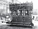 Construccion de la primera maquina en los nuevos talleres. 11-1920.